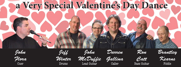 Valentine’s Day Dance with Darren Gallina & Crossfire on Sat 14 Feb!