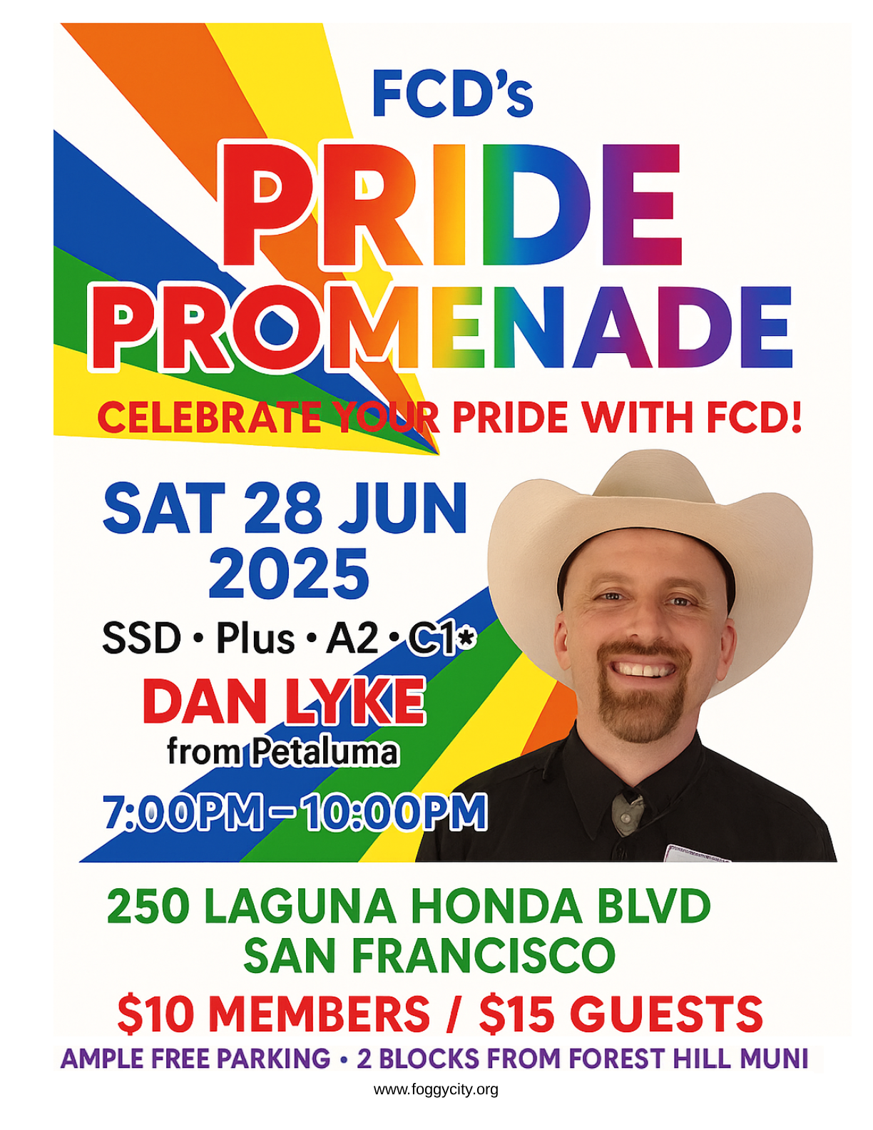Dan Lyke calling on Saturday 28 June 2025 – Pride Promenade