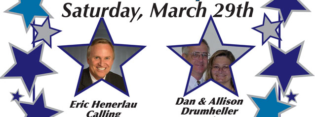 Eric Henerlau calling March 29!